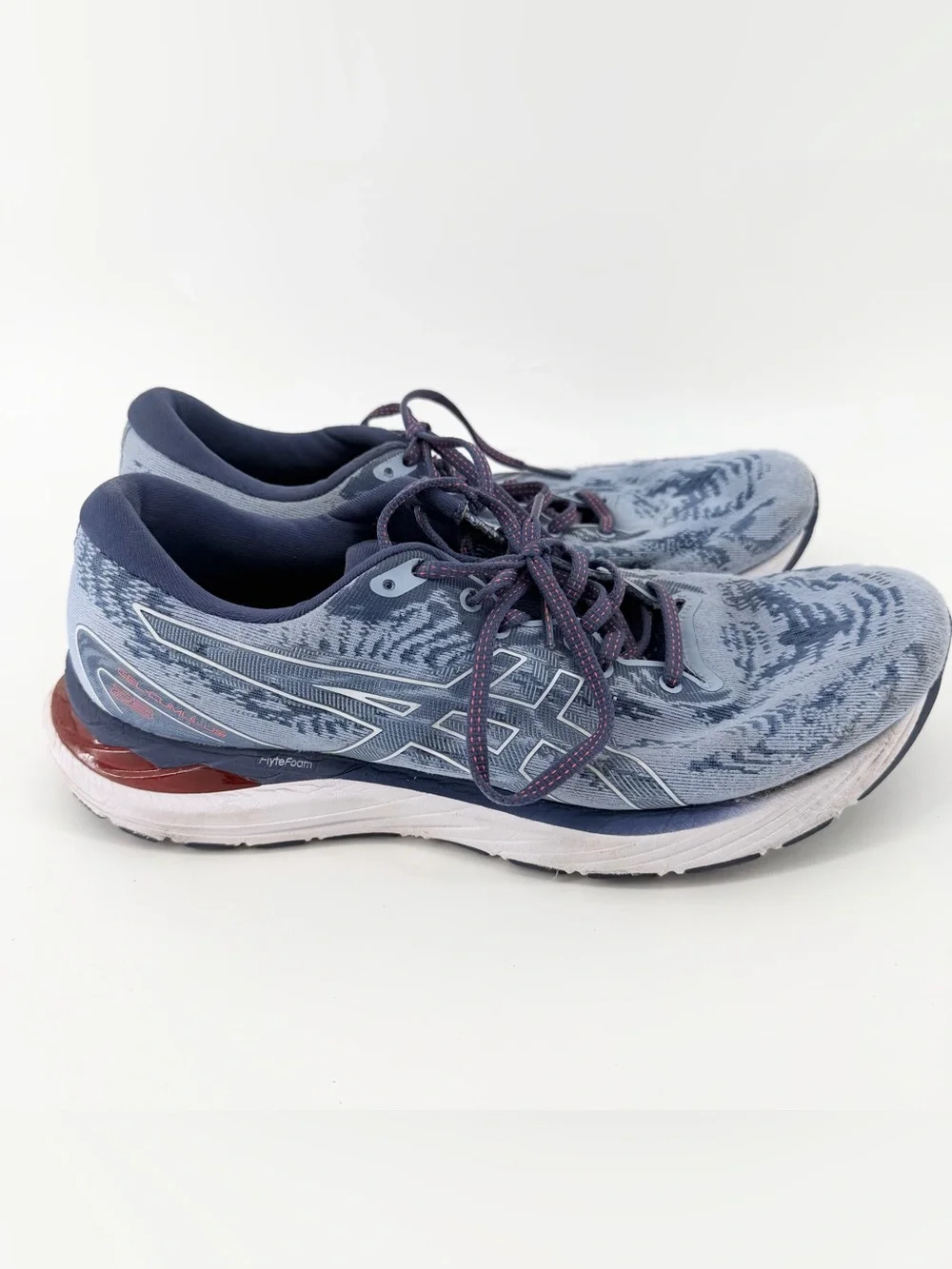 ASICS Women's Size 10.5 Gel-Cumulus 23 Mist Blue Running Shoes 1012A888